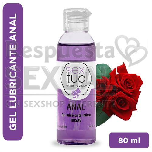 Gel anal con aroma a rosas 80 ml